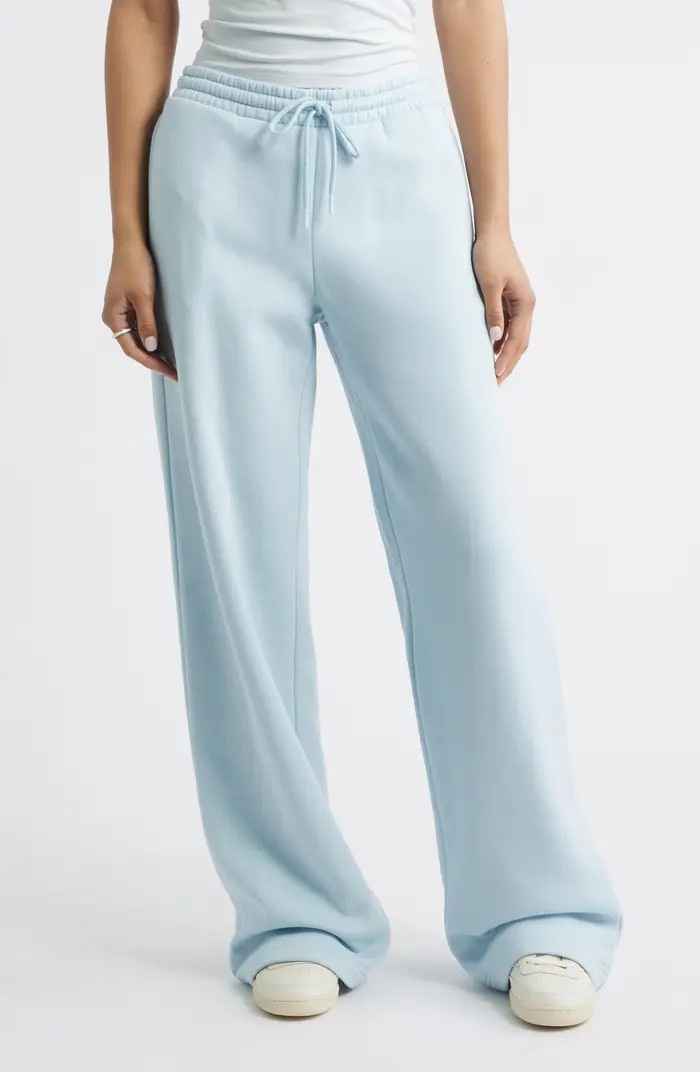 Wide Leg Fleece Pants | Nordstrom