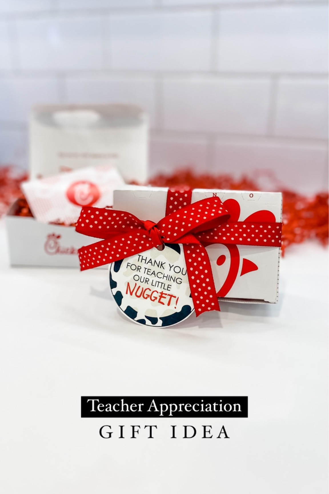 Short on time and don’t want it to show? This DIY teacher gift is super easy to create in very little time. Send me a DM on IG at melissa.p.farrell for a link to the free version of this printable. 

Teacher gift, teacher appreciation gift, Chick-fil-A, diy gift 

#LTKGiftGuide #LTKkids #LTKfamily