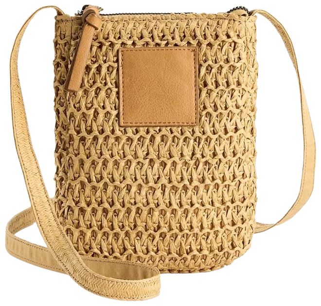 Sonoma Goods For Life® Straw Phone Crossbody Bag | Kohl's