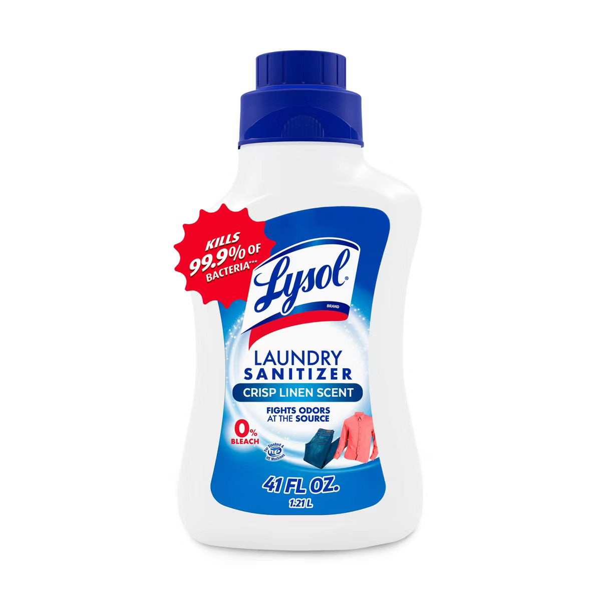 Lysol Laundry Sanitizer Crisp Linen Detergent Booster - 90oz | Target