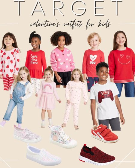 Target - Valentine’s Day - Valentine’s Day for kids - outfits for kids - Valentine’s Day outfits for toddlers - target style 

#LTKkids #LTKfamily #LTKSeasonal