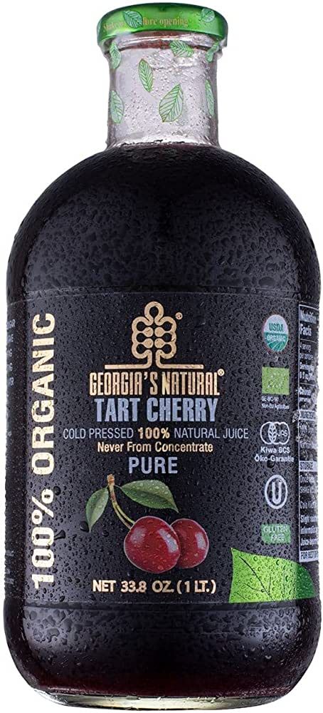 Georgia’s Natural Organic Tart Cherry Juice – All-Natural, Cold Pressed Pure Juice Rich in Vi... | Amazon (US)