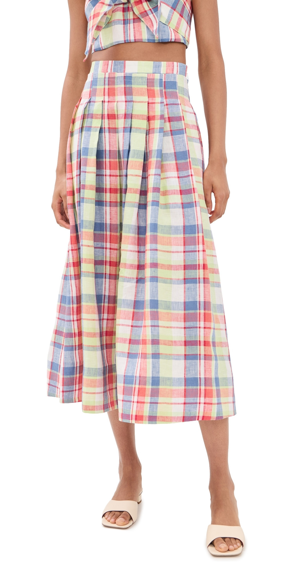 Hunter Bell Maison Skirt Harbor Club Madras 0 | Shopbop