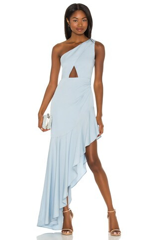 NBD Lori Gown in Baby Blue from Revolve.com | Revolve Clothing (Global)
