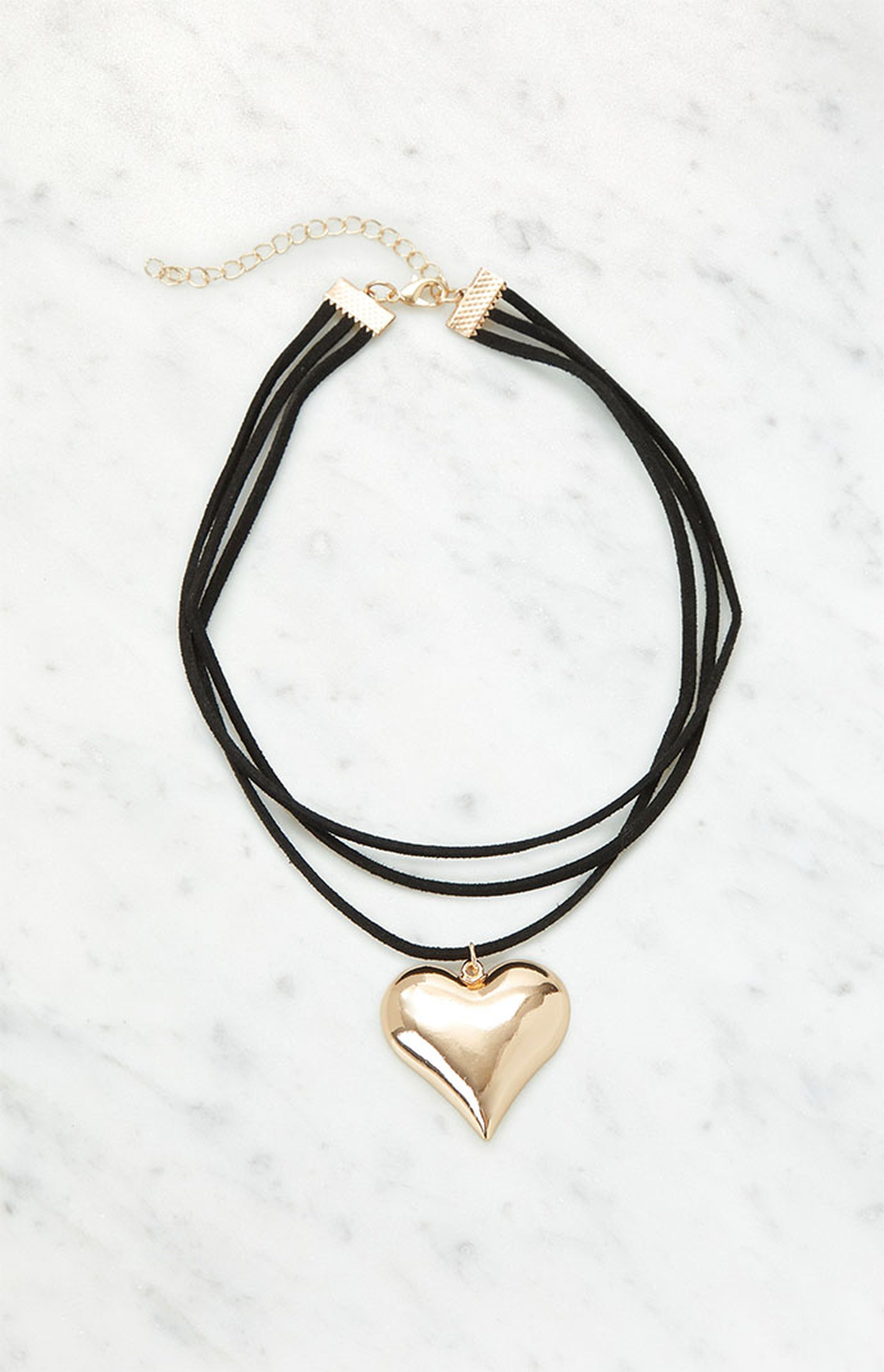 LA Hearts Heart Wrap Cord Necklace | PacSun
