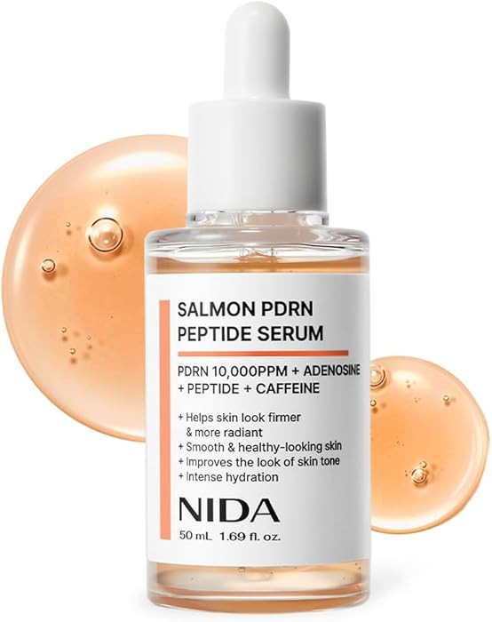 NIDA Salmon PDRN Peptide Serum | Salmon PDRN, Peptide, Adenosine, Caffeine | Firm & Healthy-looki... | Amazon (US)
