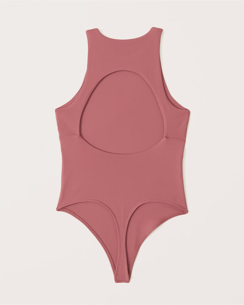 Double-Layered Seamless Open Back Bodysuit | Abercrombie & Fitch (US)