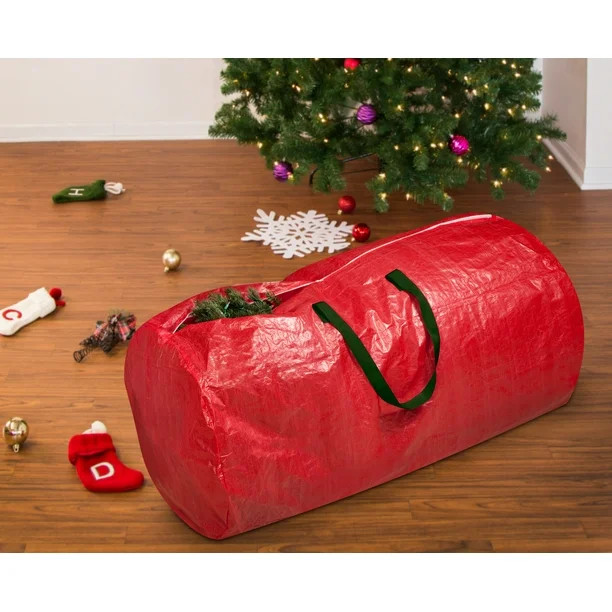 Honey Can Do Christmas Tree Storage Bag, Red - Walmart.com | Walmart (US)