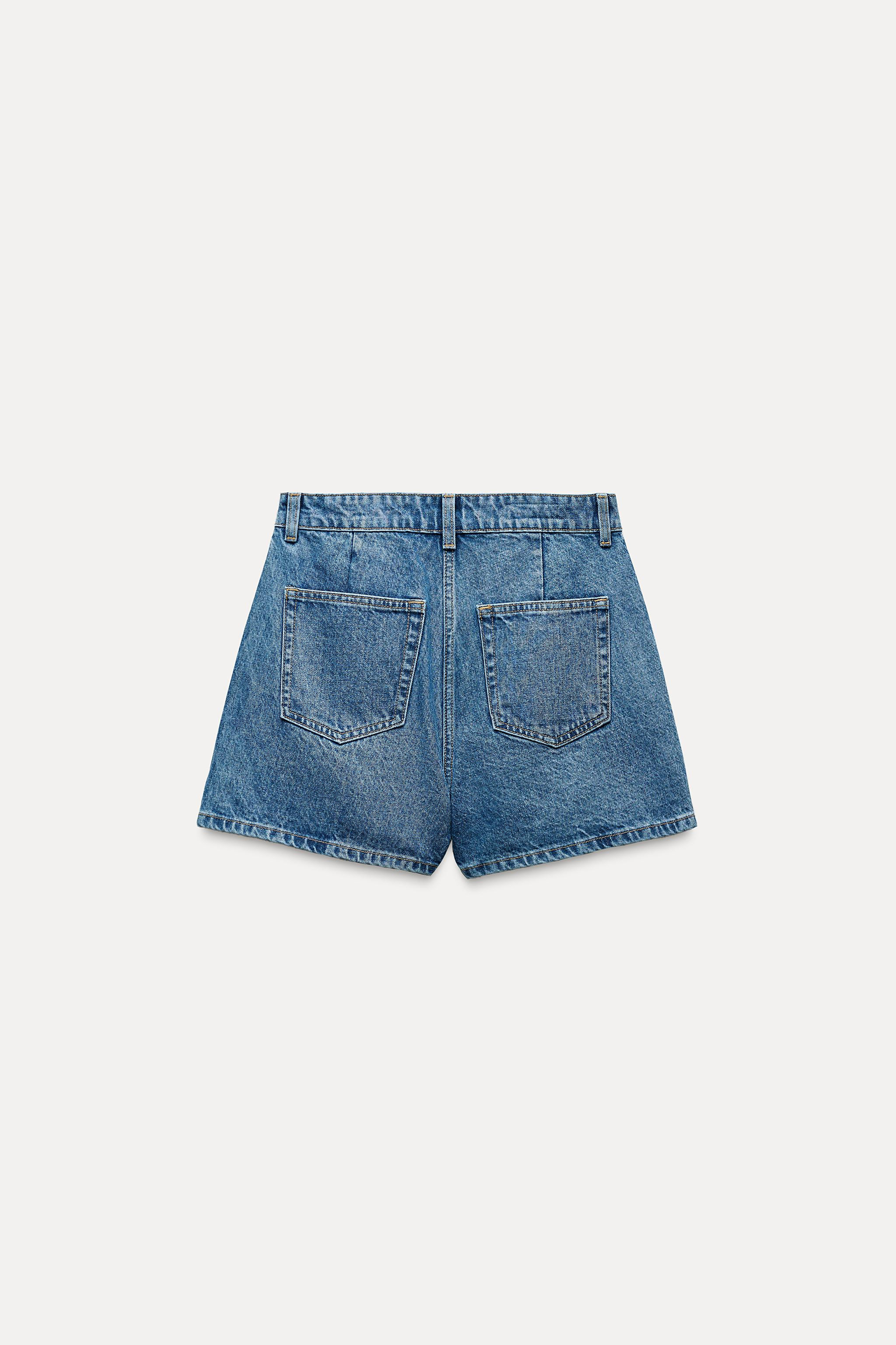 DENIM WRAP SKORT Z1975 | Zara US