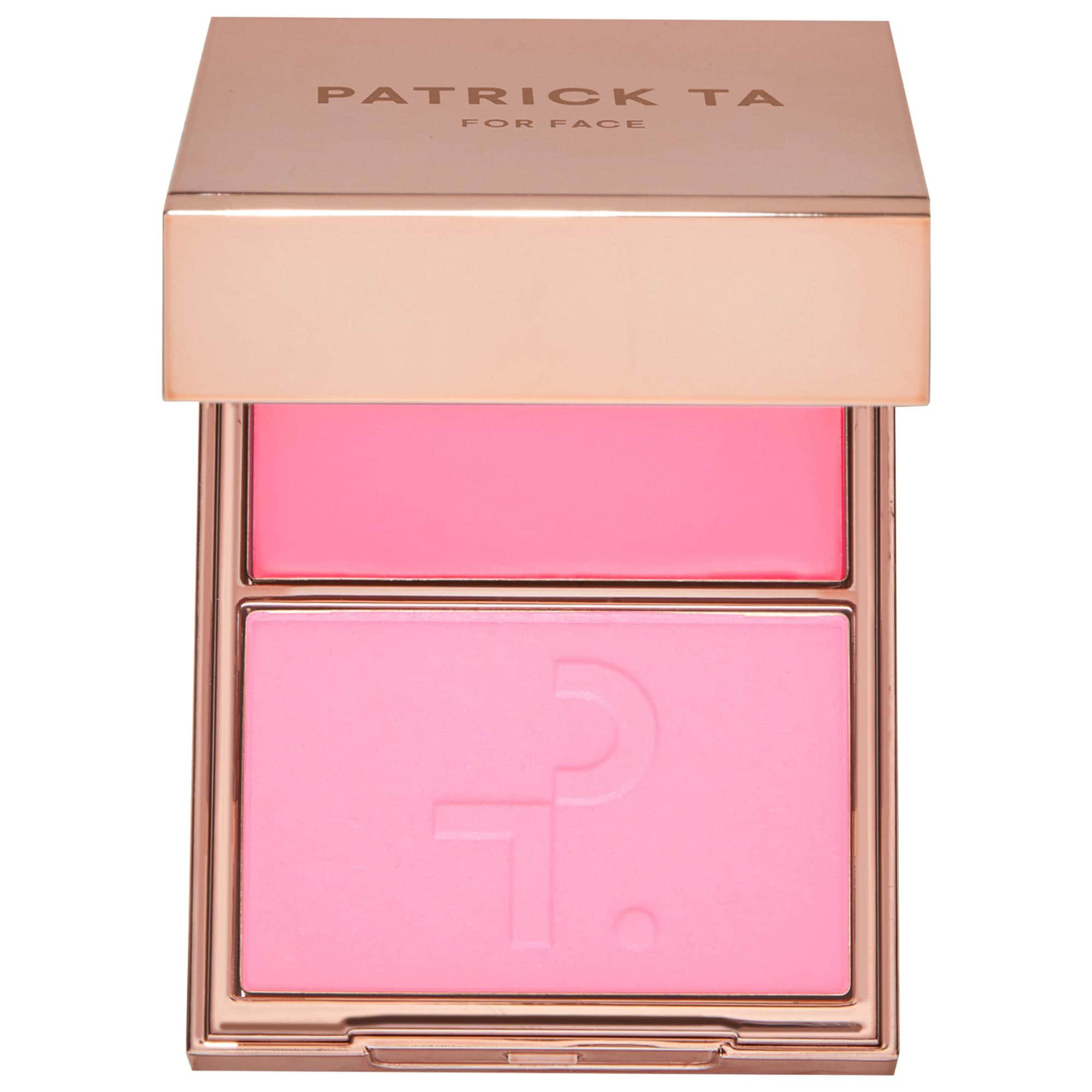 PATRICK TA Major Headlines Double-Take Crème & Powder Blush Duo Just Enough 0.17 oz crème and 0.17 oz powder/5 g crème and 5 g powder | Sephora (US)