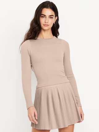 Fitted Seamless Ribbed T-Shirt | Old Navy (US)