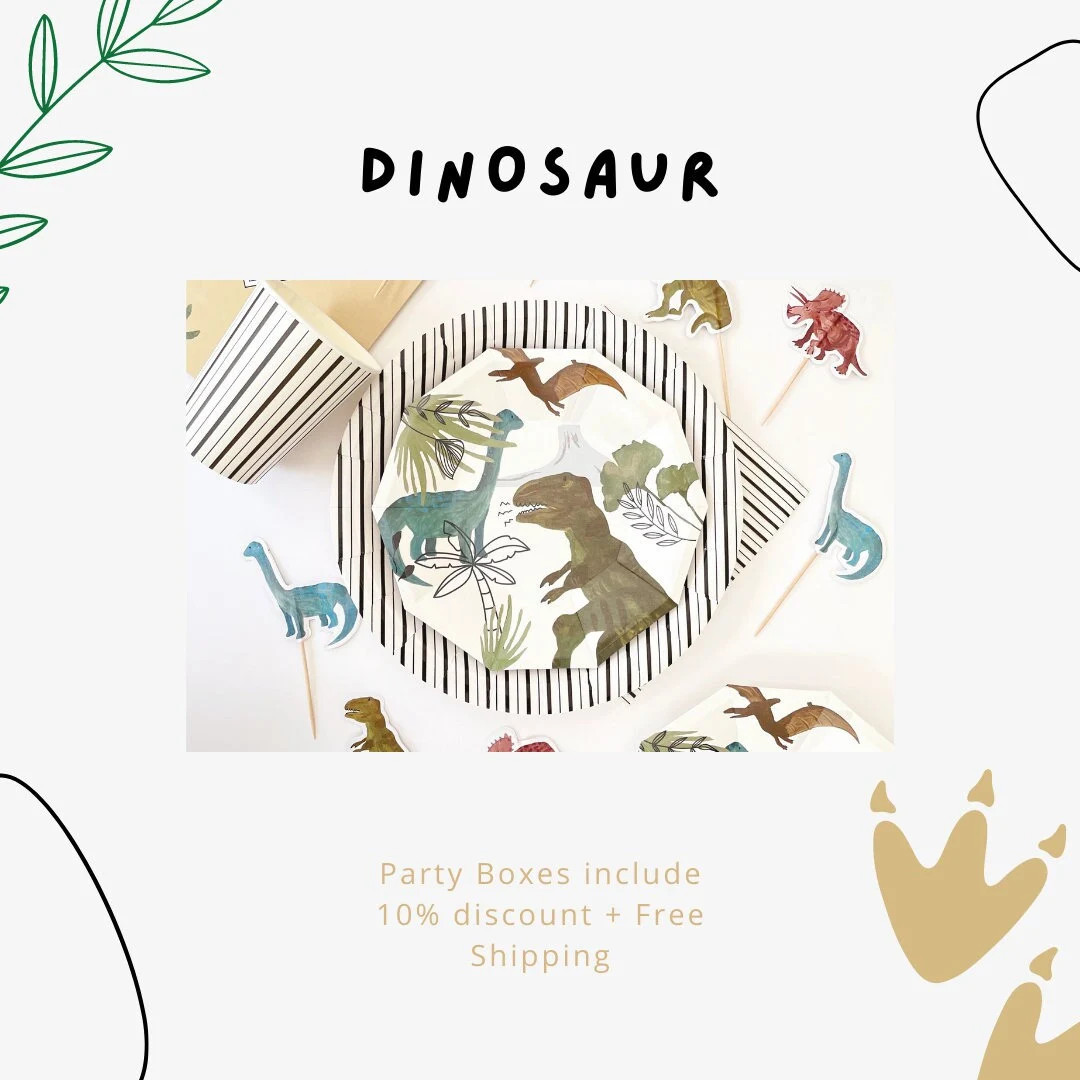 Dinosaur Supplies in a Boxdinosaur Party Suppliesdinosaur - Etsy Canada | Etsy (CAD)