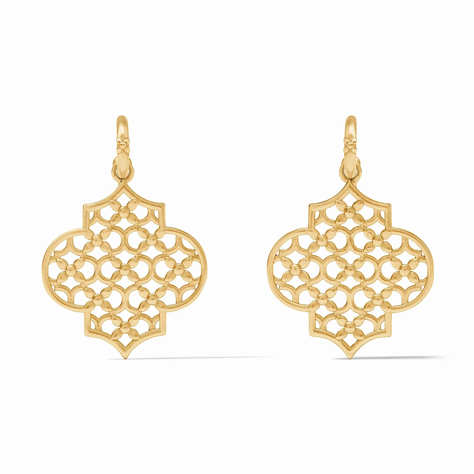 Helene Statement Hoop & Charm Earrings | Julie Vos | Julie Vos
