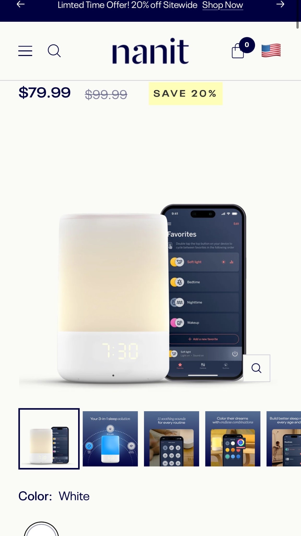 Nanit Sound and Light Machine