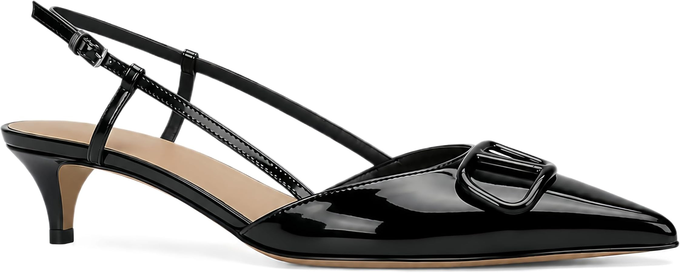 Slingback Kitten Heels for Women Heeled Sandals | Amazon (US)