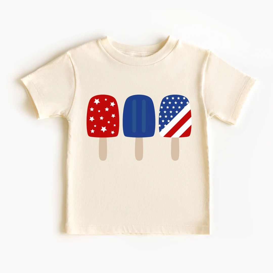 4th of July Shirt Toddler Boys Fourth of July Shirts Kids Patriotic Popsicles - Etsy | Etsy (US)