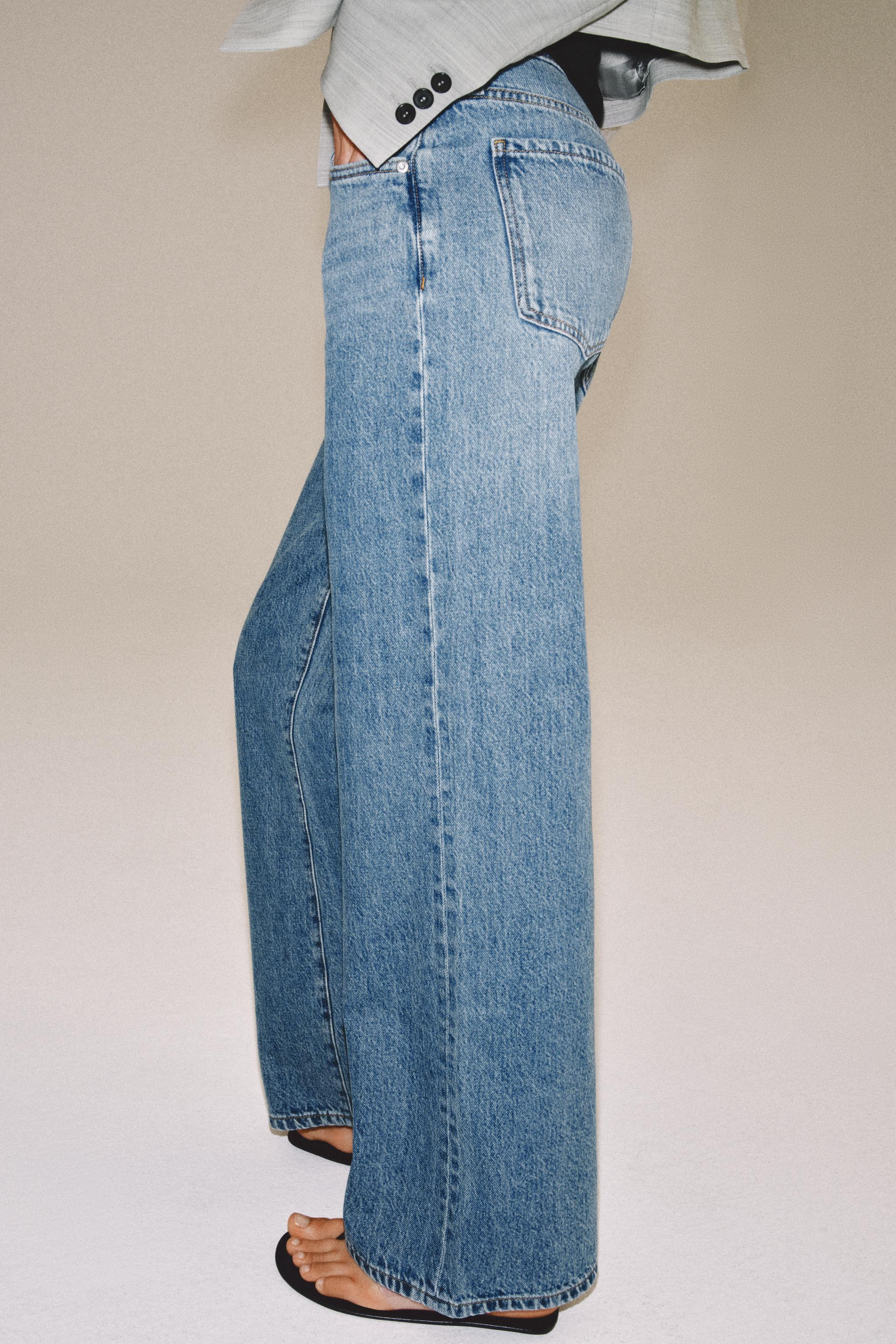 ZW COLLECTION LOW-RISE WIDE-LEG JEANS | Zara IT