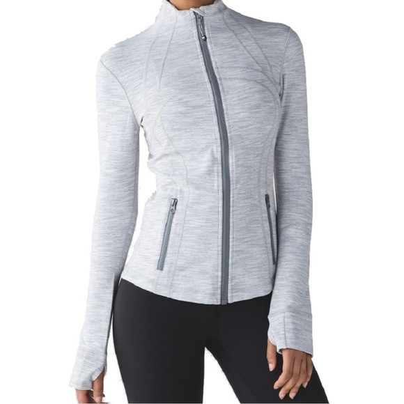Lululemon define jacket in ice grey | Poshmark