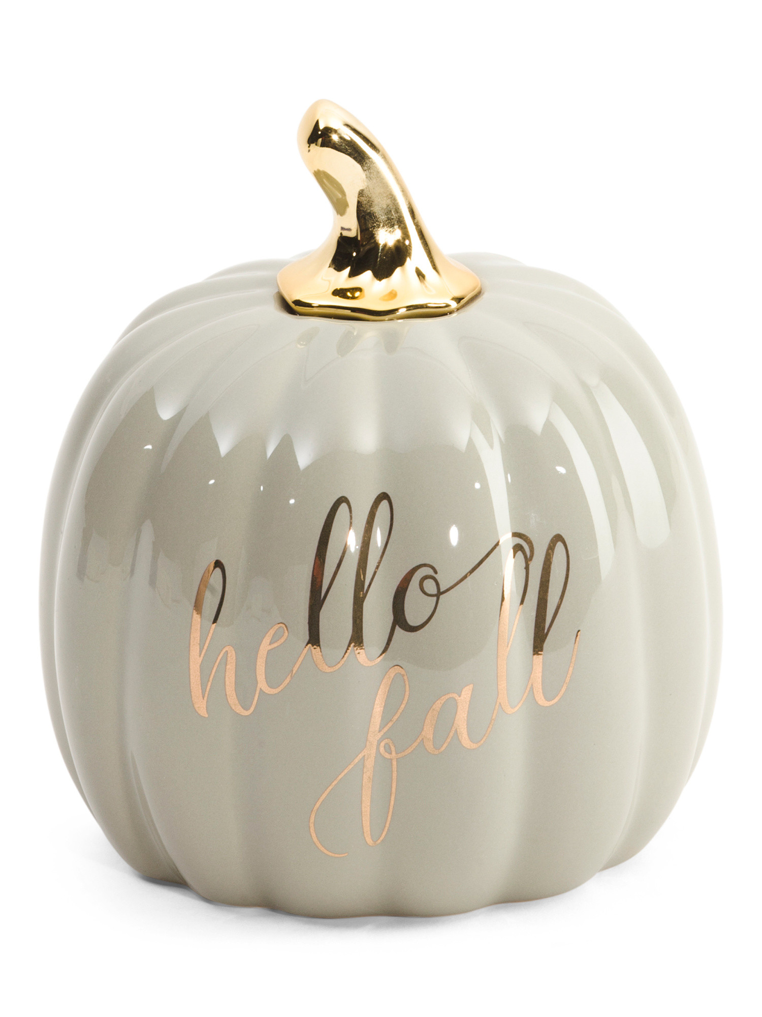 6in Hello Fall Pumpkin | TJ Maxx