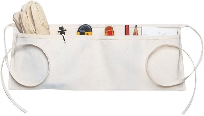 Clc Custom Leathercraft C6 Canvas Waist Apron Two Pocket, Unisex Adult, White | Amazon (US)