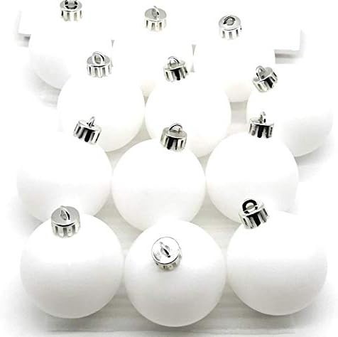 Treemendous Christmas Tree Ornament Decorating Refill Kit - Blank White Ball Ornaments for DIY Cr... | Amazon (US)