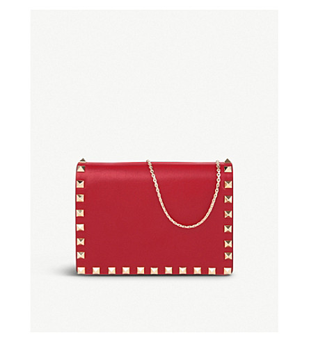 Studded nappa leather cross-body pouch | Selfridges