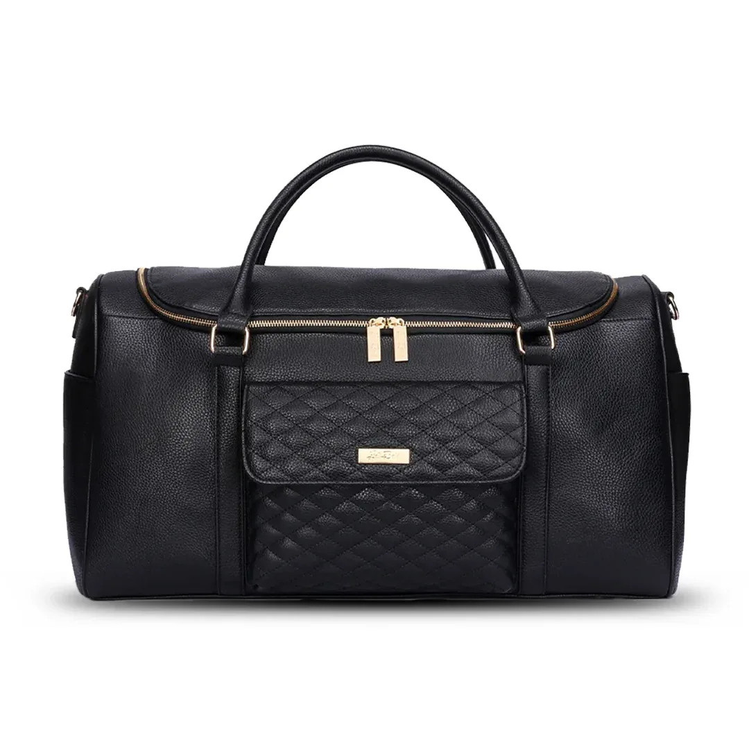 Monaco Travel Bag | Ebony Black | Luli Bebé
