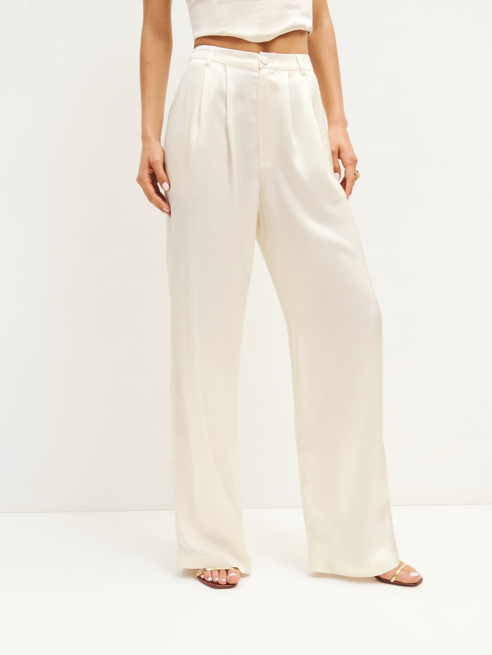 Mason Satin Pant | Reformation (Global)