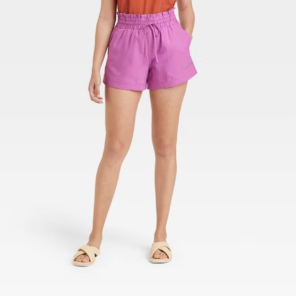 Women's High-Rise Pull-On Shorts - A New Day™ | Target