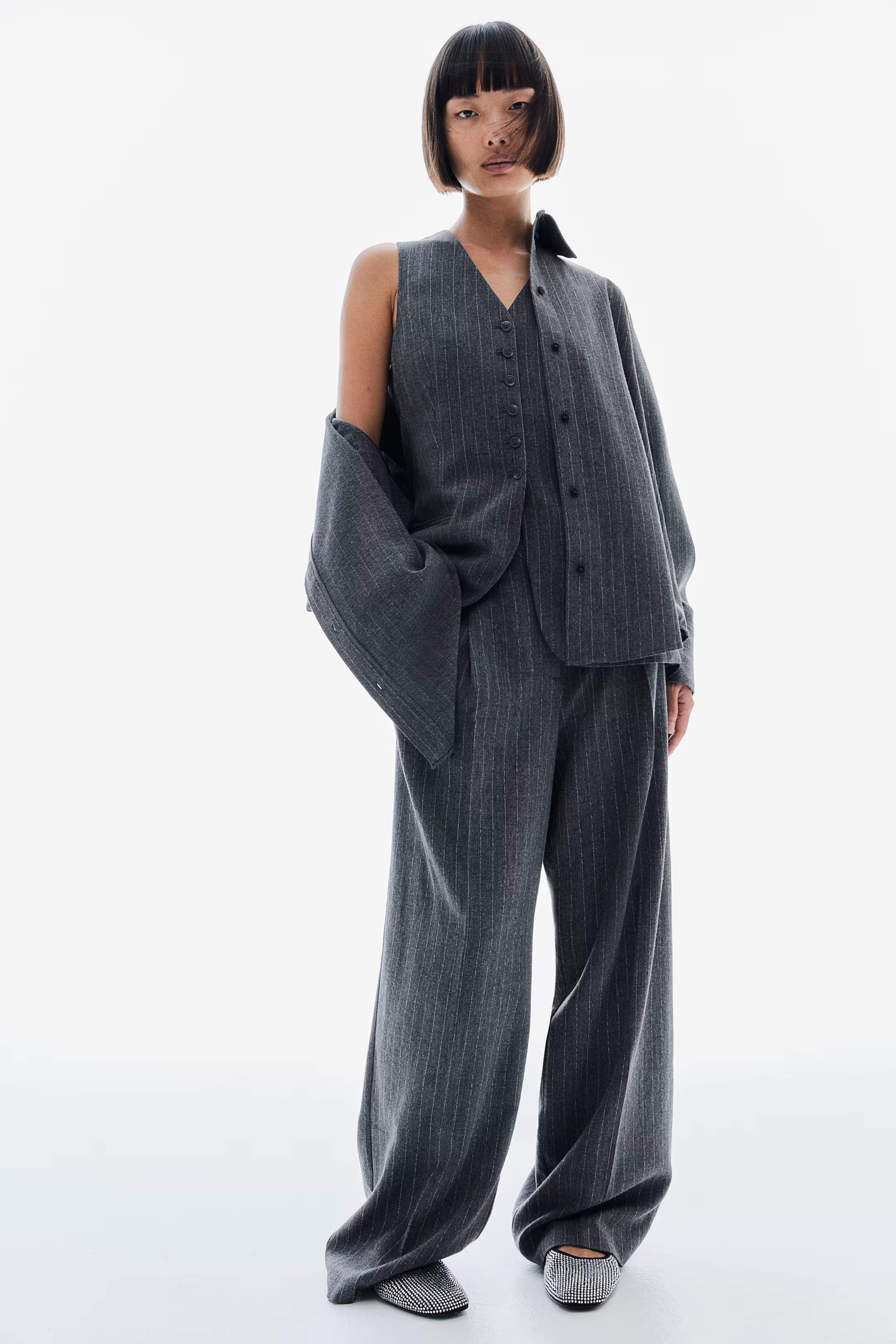 Viscose-blend suit waistcoat | H&M (UK, MY, IN, SG, PH, TW, HK)