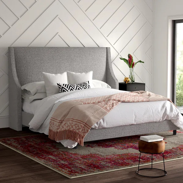 Bernadine Upholstered Low Profile Standard Bed | Wayfair North America