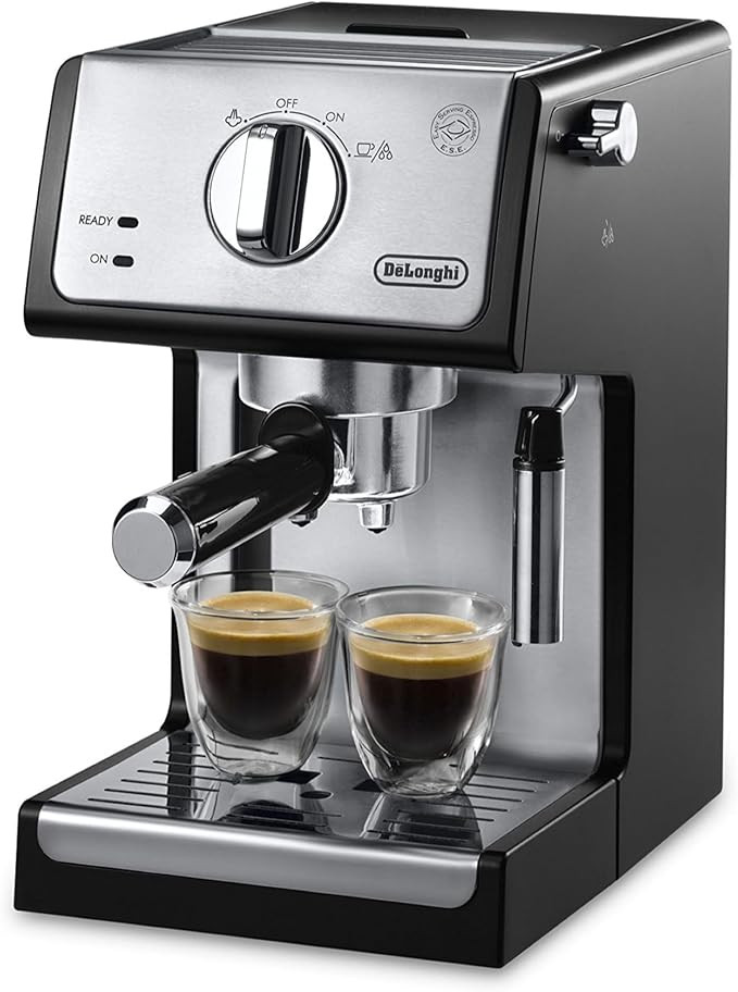De'Longhi 15-Bar Pump Espresso Machine with Milk Frother & Temperature Control - Compact Home Bar... | Amazon (US)