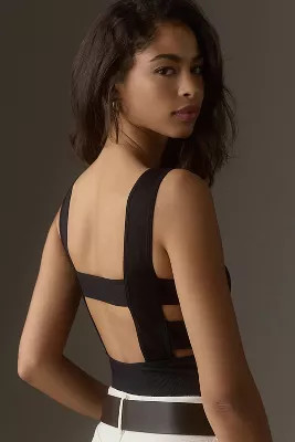 By Anthropologie Kiki Seamless Caged Bodysuit | Anthropologie (US)