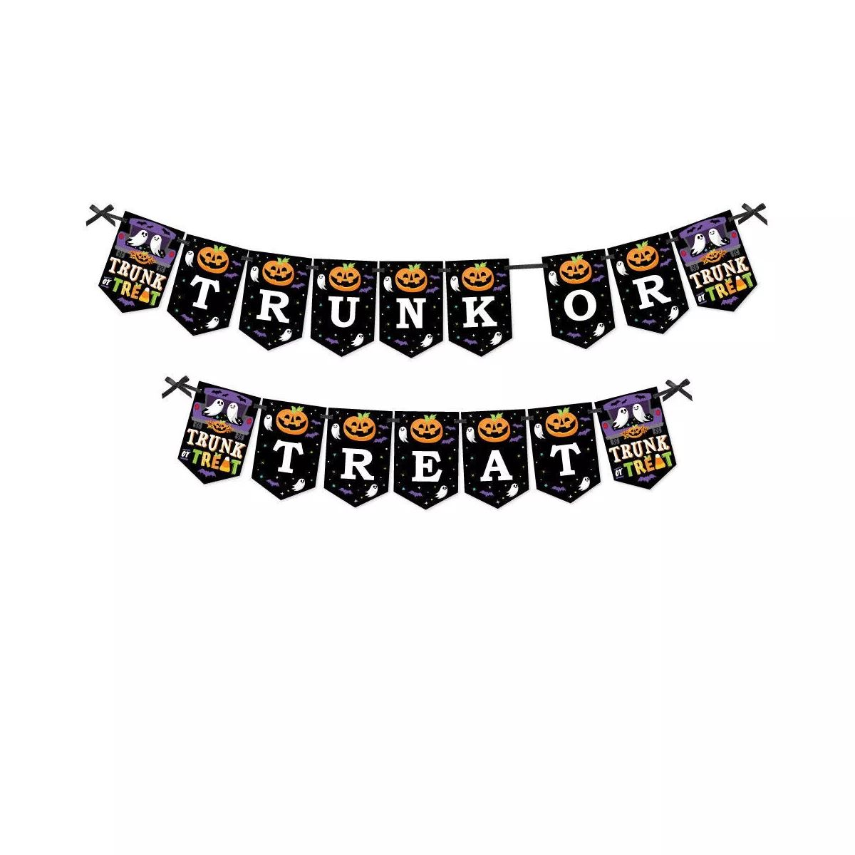 Big Dot of Happiness Trunk or Treat - Halloween Car Parade Party Bunting Banner - Party Decoratio... | Target