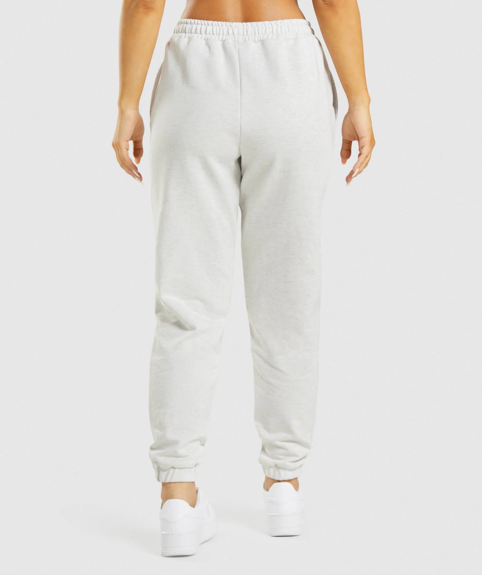 Gymshark Rest Day Sweats Joggers - White Marl | Gymshark US
