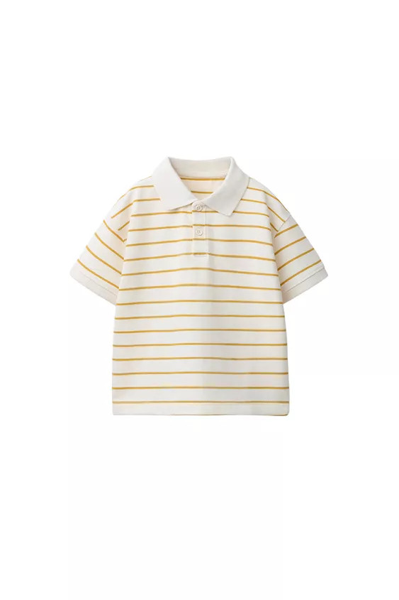 STRIPED PRINT POLO SHIRT | Zara UK