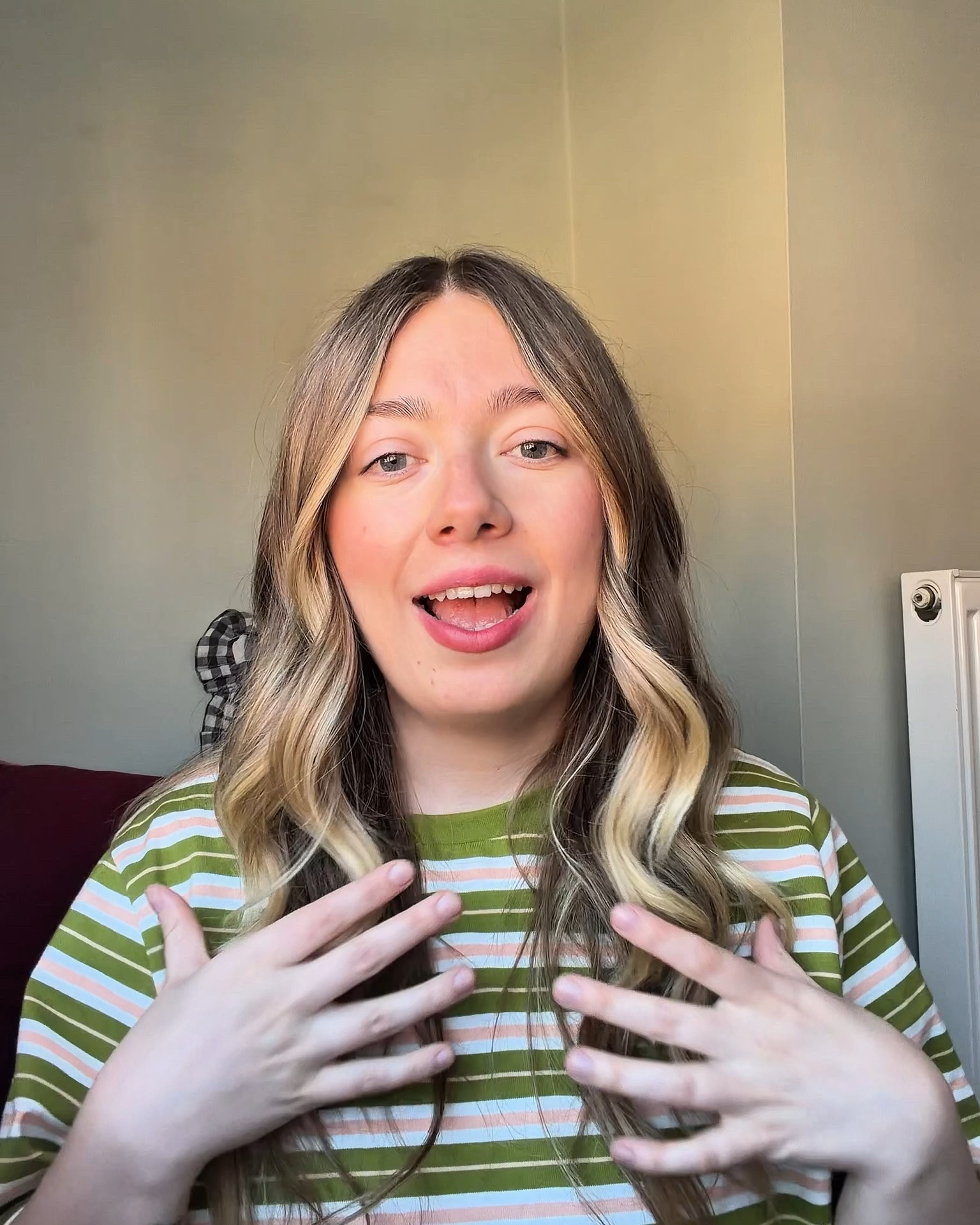Everyday wavy hair tutorial #hairstyle #hairtutorial #hairwand