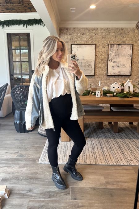 Outfit roundup , jacket, maternity 
