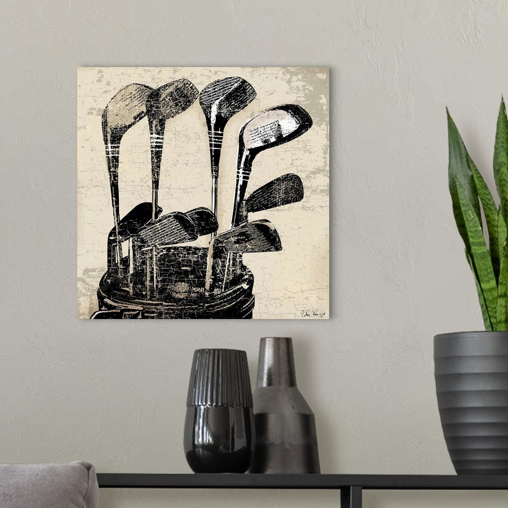 Vintage Golf Clubs Wall Art | Great Big Canvas - Dynamic