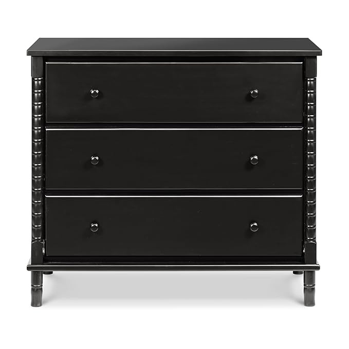 Davinci Jenny Lind Spindle 3-Drawer Dresser in Ebony | Amazon (US)