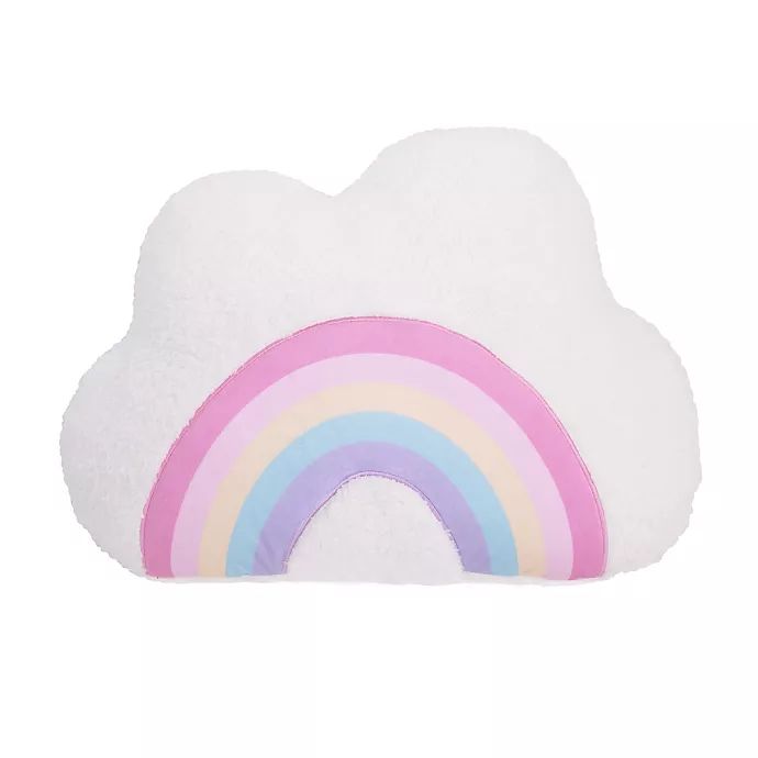 Little Love by NoJo® Cloud with Rainbow Decorative Pillow in White | buybuy BABY | buybuy BABY