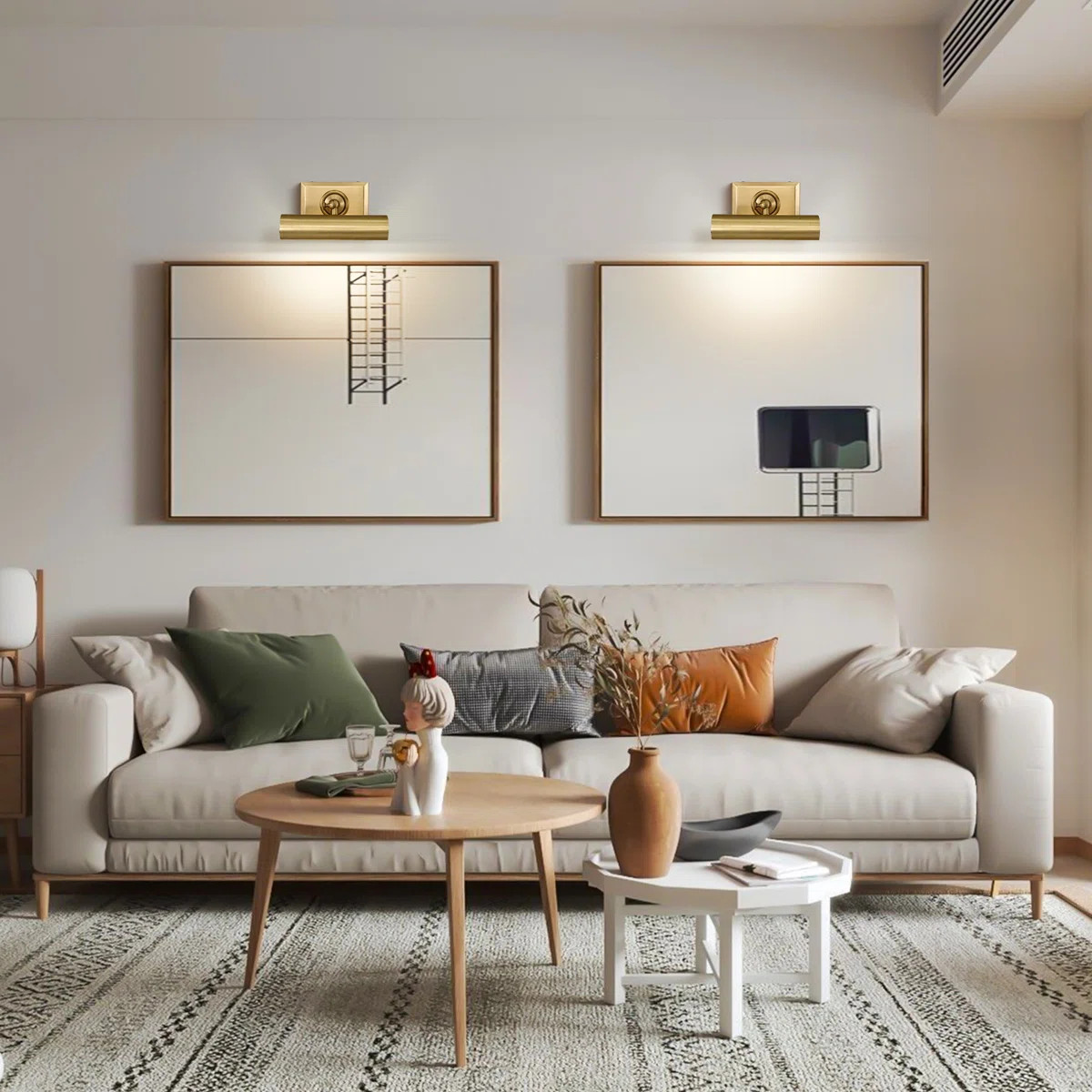 Modern 1pc Dimmable Led Wall Mounted Picture Light | Wayfair North America