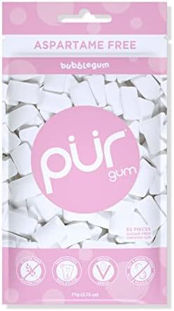 PUR Gum | Sugar Free Chewing Gum | 100% Xylitol | Vegan, Aspartame Free, Gluten Free & Diabetic F... | Amazon (US)