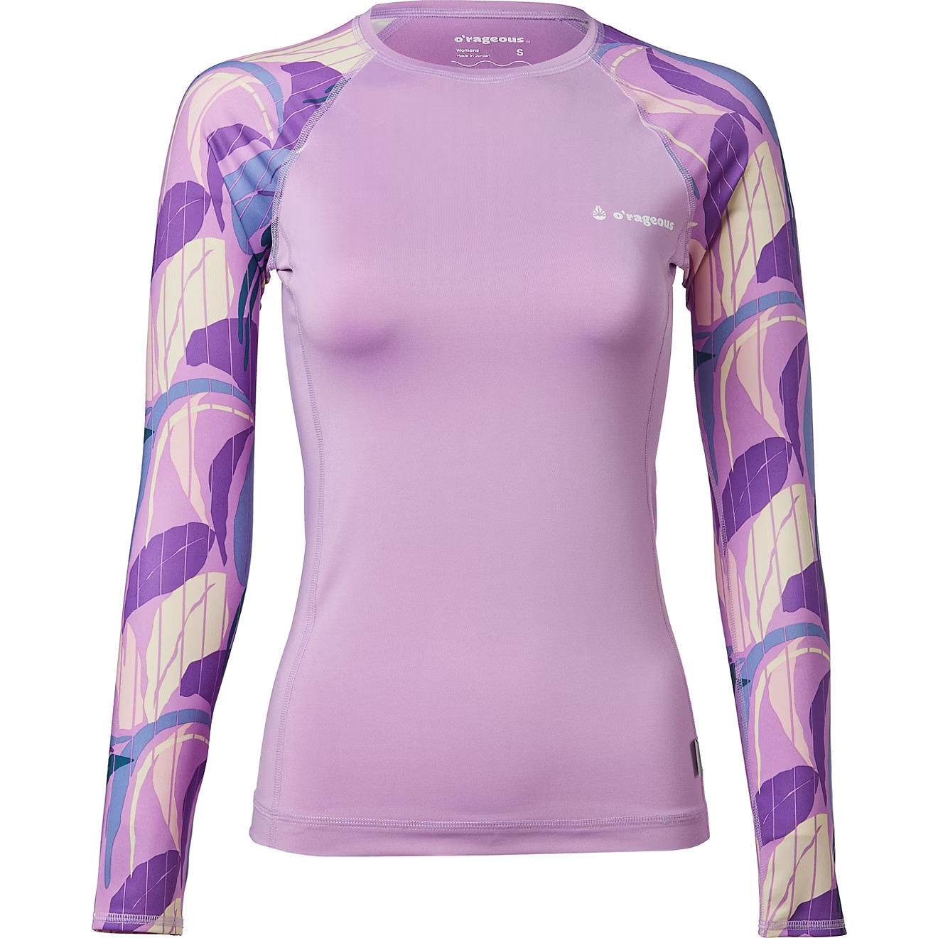 O-Rageous Juniors' Tropical Leaves Long Sleeve Rash Guard | Academy | Academy Sports + Outdoors