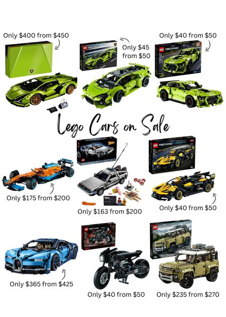 So many Lego car sets on sale! 

#LTKfamily #LTKkids #LTKsalealert