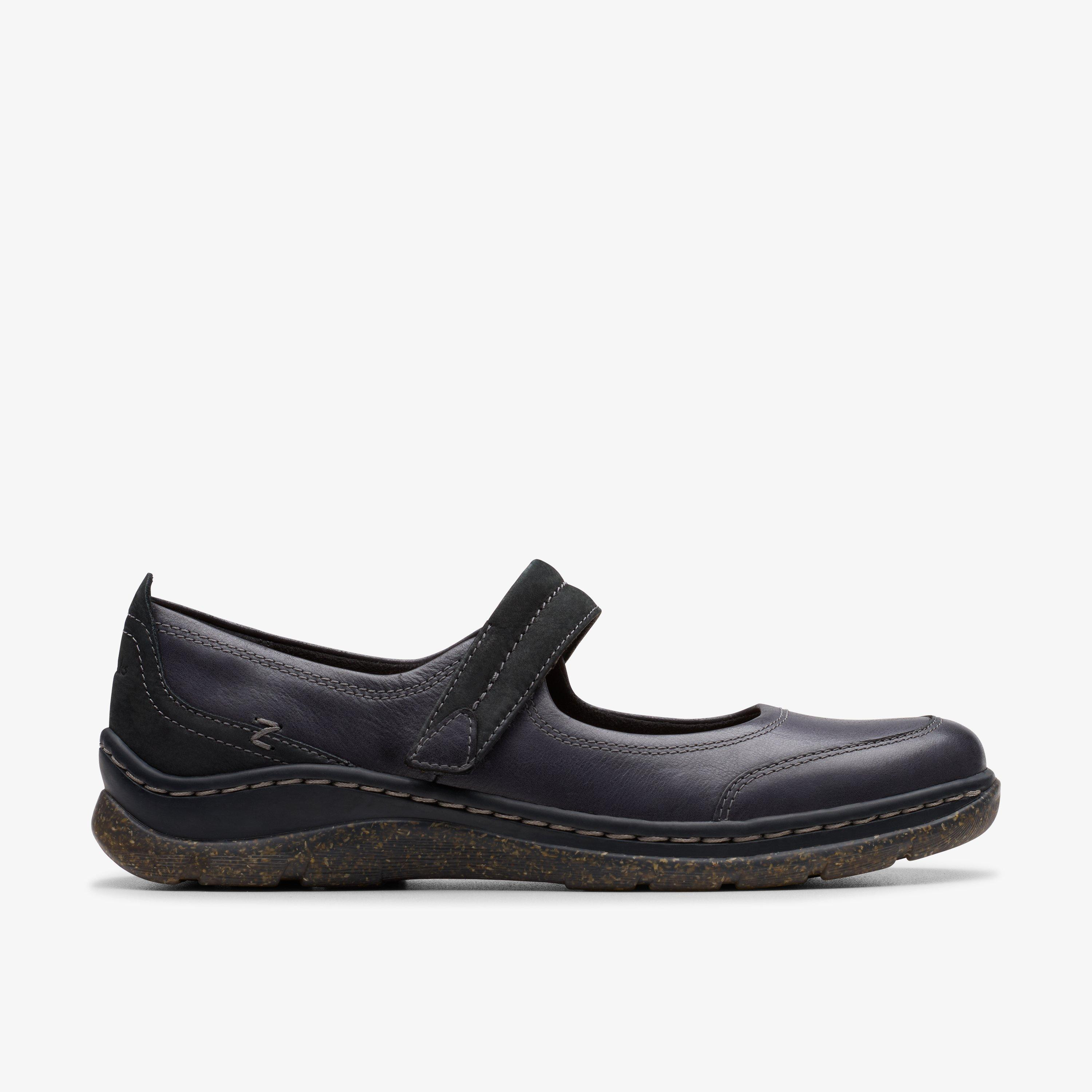 Womens Orlene Jane Black Leather Mary Janes | Clarks | Clarks (US)