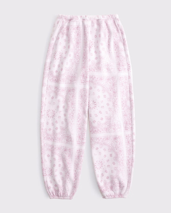 Women's High Rise Sunday Baggy Sweatpant | Women's Bottoms | Abercrombie.com | Abercrombie & Fitch (US)