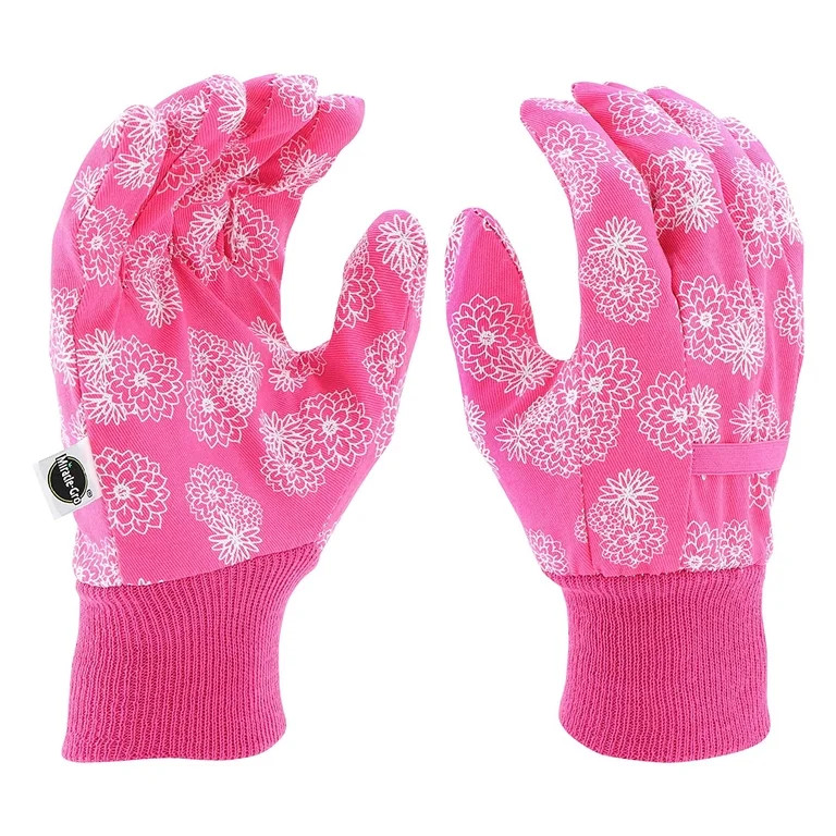 Miracle-Gro MG64002-WML Lightweight Canvas Gardening Gloves – Floral Print, Medium-Large, Women... | Walmart (US)