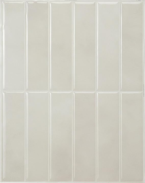 Smart Tiles Peel and Stick Backsplash - 5 Sheets of 11.43" x 9" - 3D Adhesive Peel and Stick Tile... | Amazon (US)