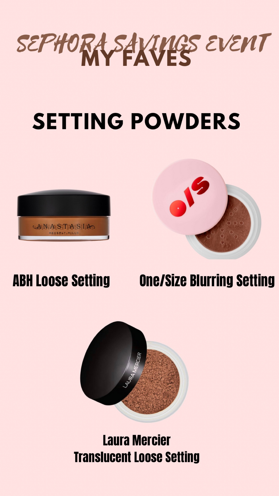 My top favorite setting powders are these! Especially ABH. Let me go ahead and get me another one while I’m at it.

#LTKbeauty #LTKsalealert #LTKBeautySale